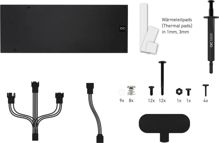 Alphacool Eiswolf 2 AiO 360mm AMD Radeon RX 7900XTX Merc 310 mit Backplate