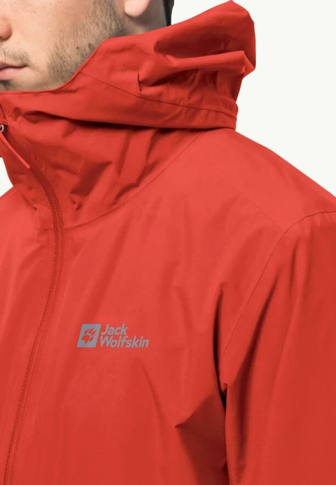 Jack Wolfskin Pack&Go Shell Funktionsjacke strong red (Herren)