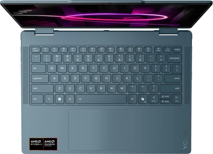 Lenovo Yoga 7a 2-in-1 14AGP11, Tidal Teal, Ryzen AI 5 435, 16GB RAM, 1TB SSD, DE