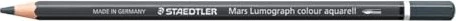 Staedtler Mars Lumograph colour aquarell 104 Aquarellstift anthrazit, Kartonetui, 6er-Pack