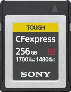 Sony TOUGH CEB-G Series R1700/W1480 CFexpress 2.0 Type B 256GB