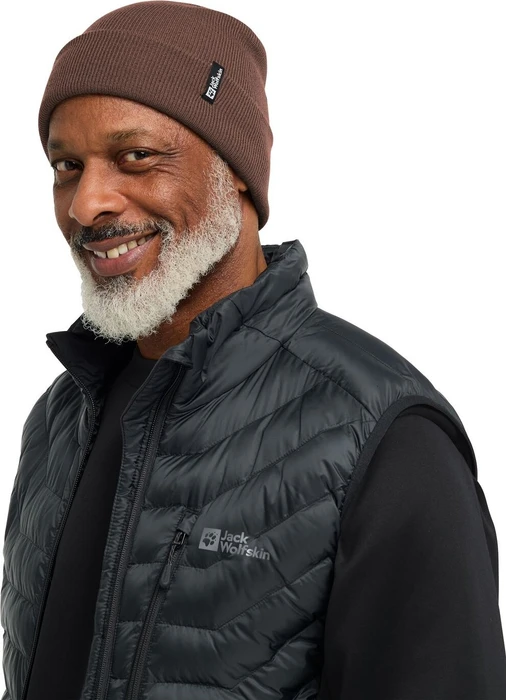 Jack Wolfskin Rib Beanie hot choc