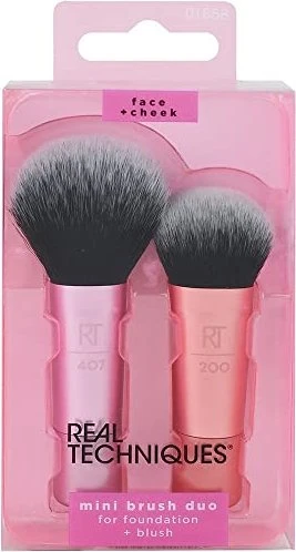 Real Techniques Mini Brush Set, 2-tlg.