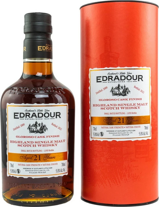 Edradour 1995 Oloroso Cask 21 Years Old 700ml