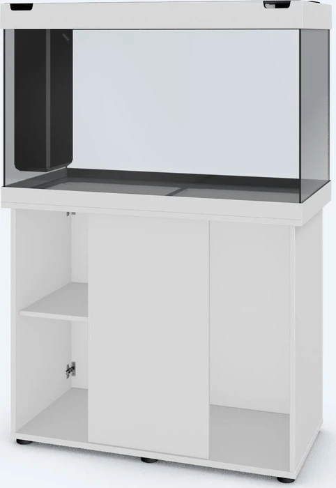 Juwel Rio 290 LED Aquarium-Set mit Unterschrank, weiß/weiß, 290l