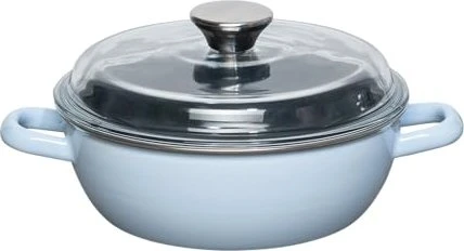 Riess Schmorpfanne hoch mit Glasdeckel 20cm 1.4l sky blue