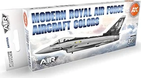 AK-Interactive 3rd Gen Acrylic Colors Modern Royal Air Force Aircraft Colors Farbset, 8-tlg.