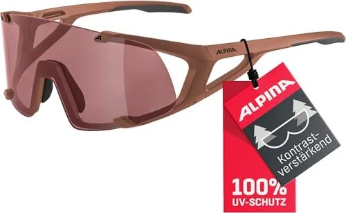 Alpina Hawkeye Q-Lite red matt/mirror red