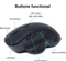 Equip Rechargeable Dual Mode Wireless Mouse schwarz, USB/Bluetooth Vorschaubild