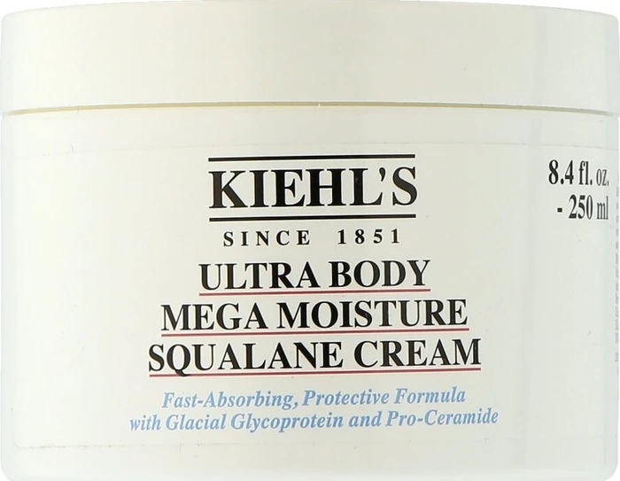 Kiehl's Ultra Body Mega Moisture Squalane Cream, 250ml