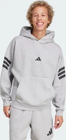 adidas Future Icons 3-Streifen Hoodie medium grey heather (Herren)
