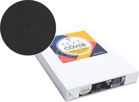 Clairefontaine Text & Cover ledergeprägt Universalpapier schwarz, A4, 270g/m², 100 Blatt