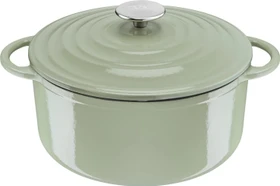 Tefal E25804 Lov Gusseisen Kochtopf Bräter rund 25cm hellgrün (E2580404)
