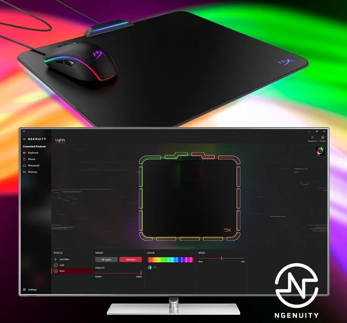 HP HyperX Fury Ultra RGB Mousepad, M