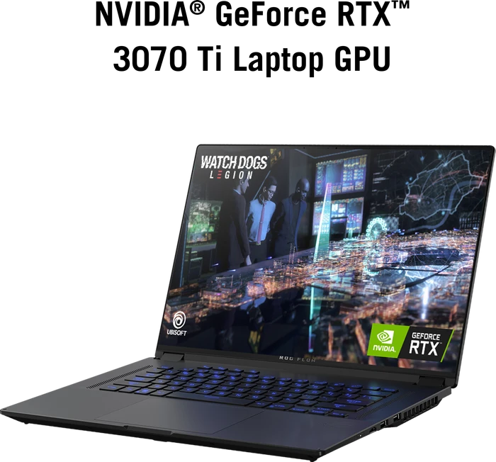 ASUS ROG Flow X16 GV601RW-M5093W, Ryzen 7 6800HS, 32GB RAM, 2TB SSD, GeForce RTX 3070 Ti, DE
