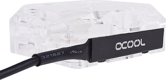 Alphacool Eisdecke Acryl DDC Pumpenaufsatz V4, G1/4