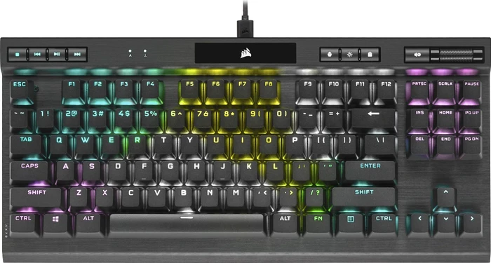 Corsair Gaming K70 RGB TKL - Champion Series, LEDs RGB, Corsair OPX, USB, UK