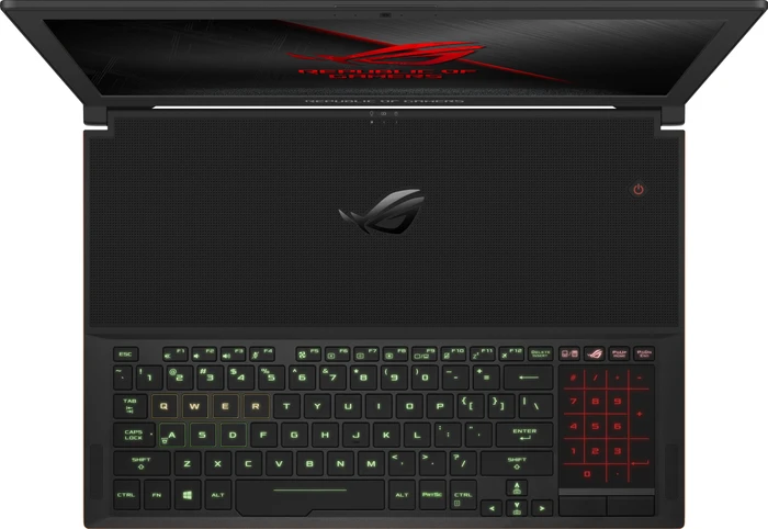 ASUS ROG Zephyrus GX501GI, schwarz, Core i7-8750H, 24GB RAM, 512GB SSD, GeForce GTX 1080 Max-Q, DE
