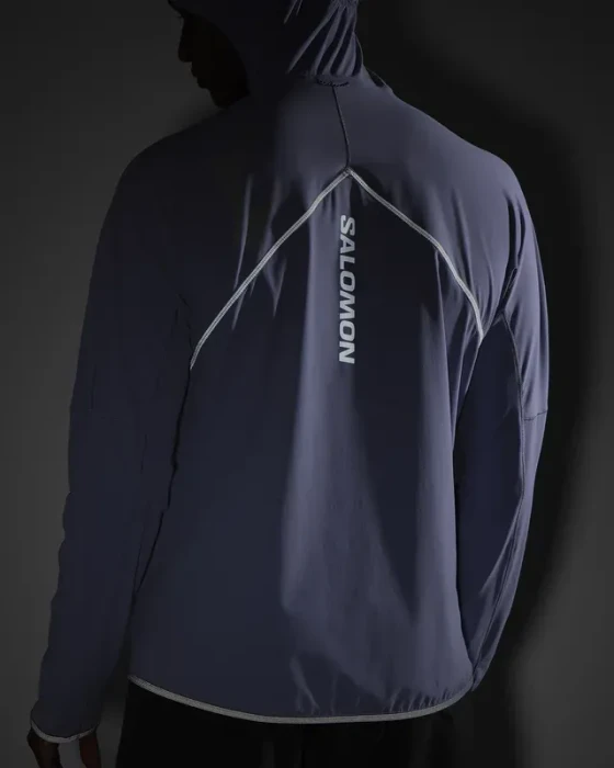 Salomon Sense Aero Hybrid Laufjacke blue granite (Herren)