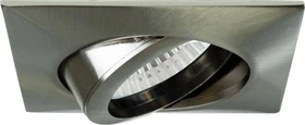 Brumberg GX5.3 Niedervolt Einbauleuchte eckig nickel matt