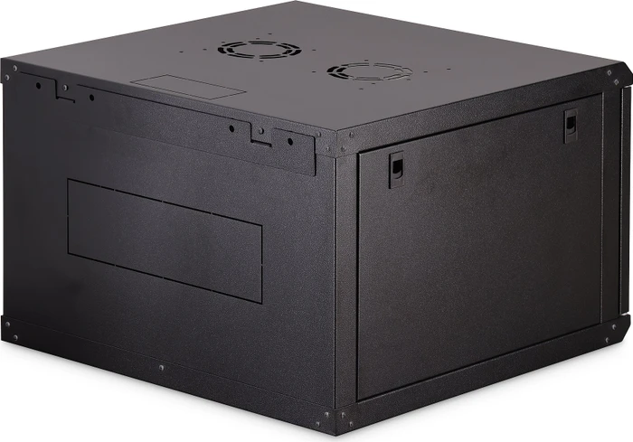 Digitus Dynamic-N Serie 19" Wandgehäuse 7HE, unmontiert, Sicherheitsglastür, IP2X, RAL 9005, 600mm tief