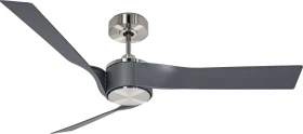 CasaFan Eco Revolution BN-MMG Deckenventilator mattgrau/chrom