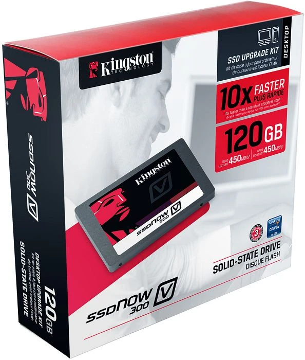 Kingston SSDNow V300 - Desktop Upgrade Kit 120GB, 2.5" / SATA 6Gb/s