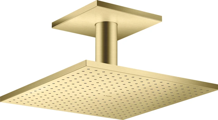 Hansgrohe Axor ShowerSolutions Kopfbrause 300/300 2jet mit Deckenanschluss brushed brass