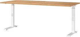 Germania 7912-242 Schreibtisch 180x80cm Eiche/weiß