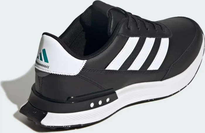 adidas S2G Spikeless Leather 24 core black/cloud white/pure teal (Herren)
