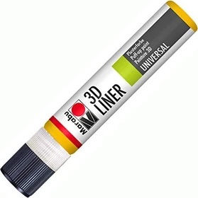 Marabu 3D-Liner, mittelgelb, 25ml