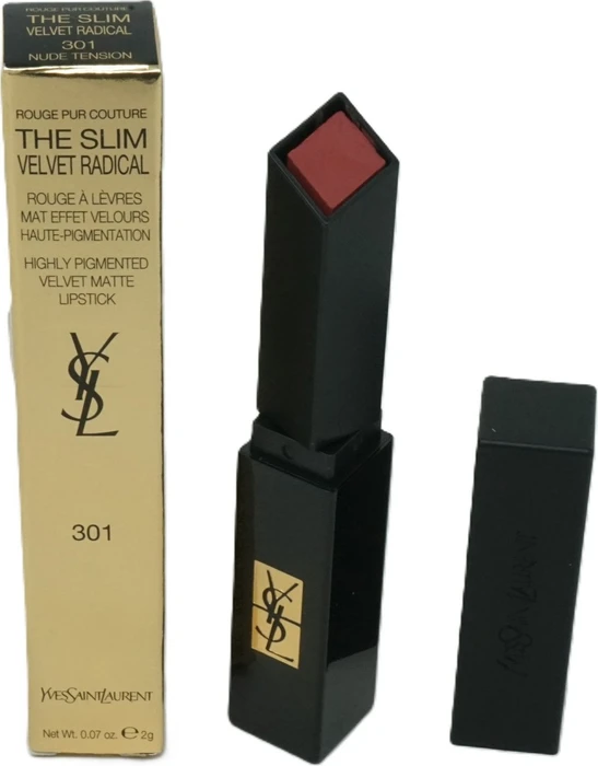 Yves Saint Laurent Rouge Pur Couture The Slim Velvet Radical Lippenstift 301 nude tension, 2.2g