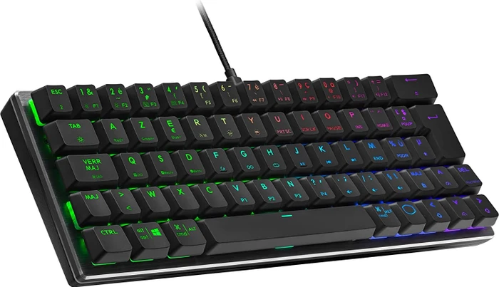 Cooler Master SK620, space gray, TTC LOW PROFILE RGB RED, USB, FR