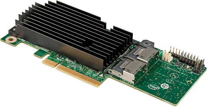 Intel Integrated Server RAID Module, PCIe 2.0 x8, 8x SATA 6Gb/s, 1GB