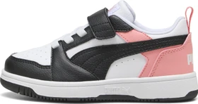 Puma Rebound V6 Lo puma white/puma black/pink fruit (Junior)