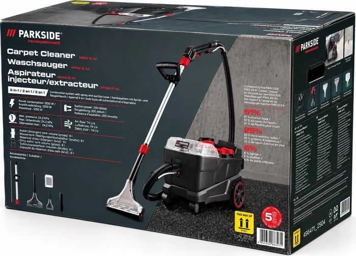 Parkside Performance PPWS 10 A2 Waschsauger