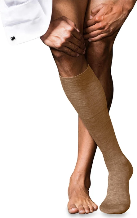Falke No. 6 Finest Merino & Silk Socken camel (Herren)