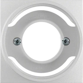 Berker S.1/B.3/B.7 Zentralstück für Lichtsignal E14, alu matt