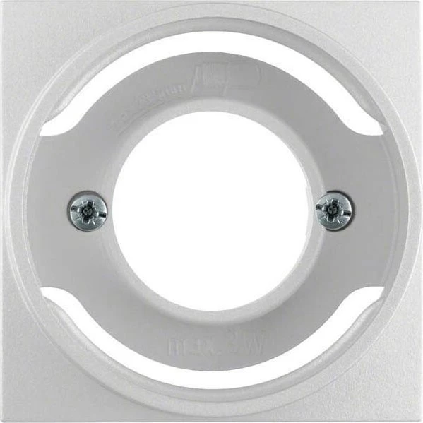 Berker S.1/B.3/B.7 Zentralstück für Lichtsignal E14, alu matt