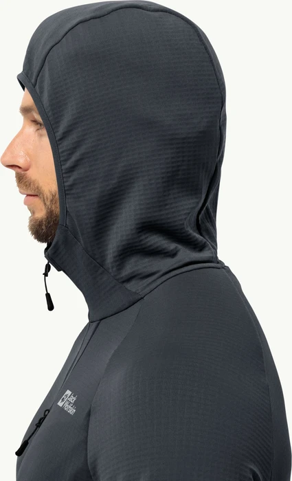 Jack Wolfskin Kolbenberg Hooded FZ Jacke phantom (Herren)