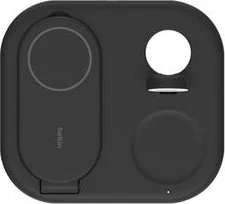 Belkin BoostCharge magnetische kabellose 3-in-1-Ladestation mit Qi2 (15W) schwarz