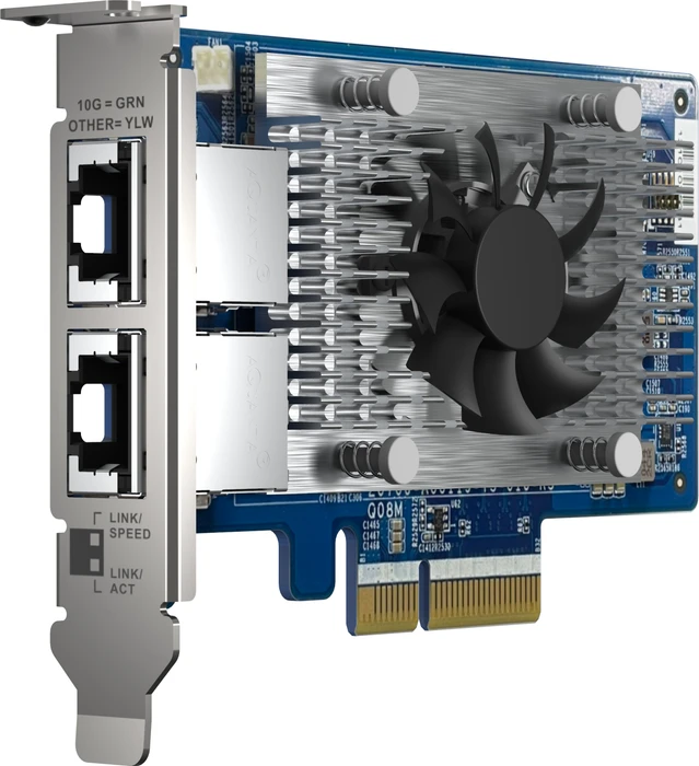 QNAP LAN-Adapter, 2x RJ-45, PCIe 3.0 x4