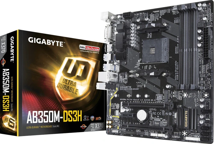 GIGABYTE GA-AB350M-DS3H (AMD AM4)