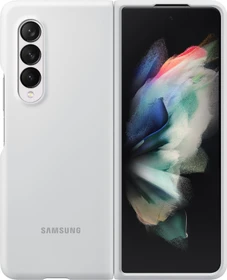 Samsung Silicone Cover für Galaxy Z Fold 3 5G weiß