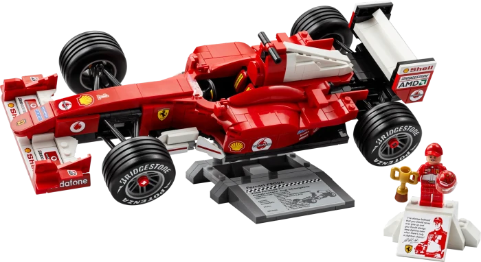 LEGO Icons - Ferrari F2004 und Michael Schumacher
