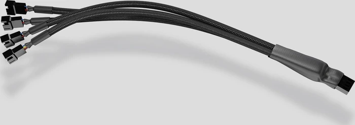 Lanberg Servergehäuse 420/10, schwarz/grau, 1HE, Flex-ATX