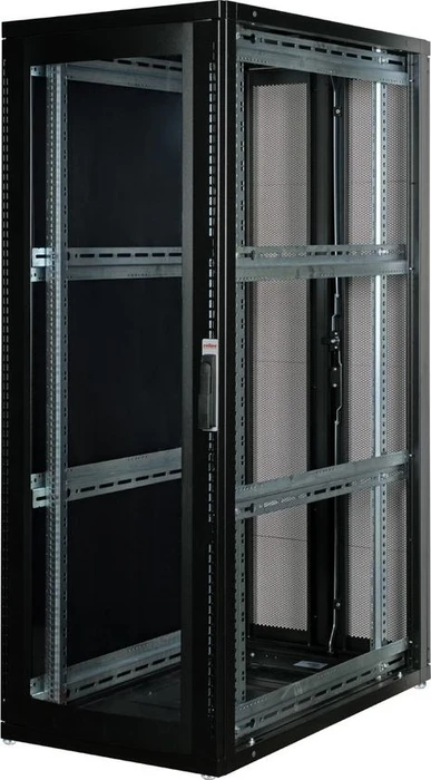 Roline / Secomp Pro Serie 19" Serverschrank 36HE, montiert, Glastür, IP20, RAL 9005, 1000mm tief