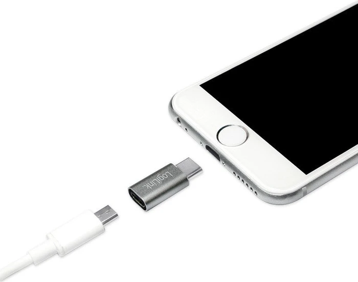 LogiLink Adapter Set USB-C 3.0 [Stecker]/USB-A 3.0 [Buchse]/USB 2.0 Micro-B [Buchse]