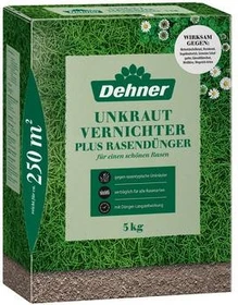 Dehner Unkrautvernichter plus Rasendünger, 5kg