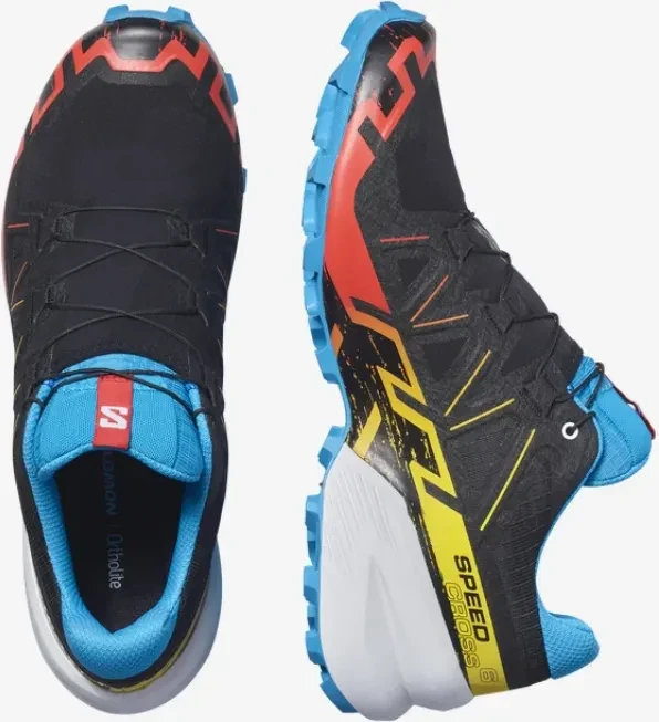 Salomon Speedcross 6 black/white/transcend blue (Herren)